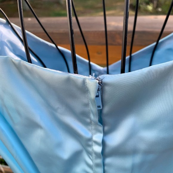 Ricco California Green Velvet 3/4 Sleeve Jacket/ Skirt and Blue Satin Blouse - Picture 12 of 15